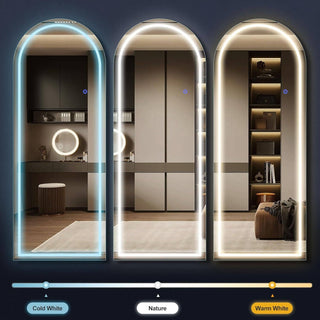 ShipItFurniture Arched LED Full Length Mirror 63x20