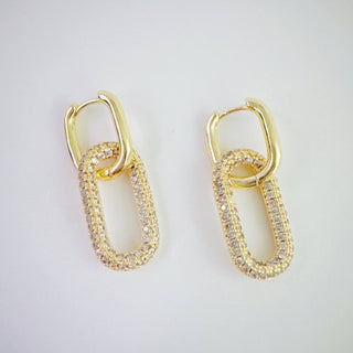 Urban Glow Link Drop Earrings