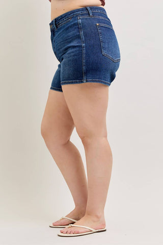 Judy Blue Jeans - HW T.C. Slim Short - PLUS