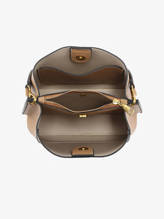 Corinna Bucket Bag – Two-Tone Canvas Guitar Strap | M2765