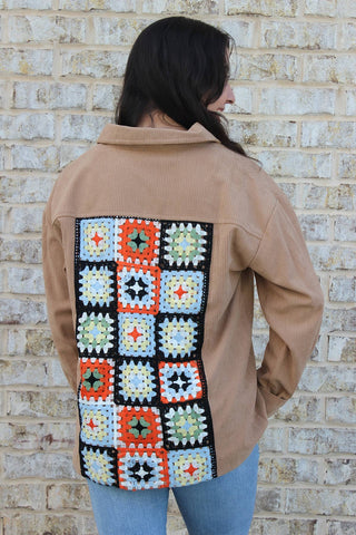 Pandora Patchwork Shacket