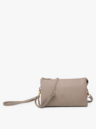 Jen & Co. - Riley Monogrammable 3 Compartment Crossbody/Wristlet | M013