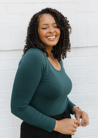 ELIETIAN - Reversible Long Sleeve - Curvy Fit - Spice