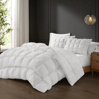 Olliix - Puffed Overfilled Down Alternative Comforter, Duvet Insert