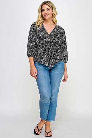 Leopard Print Top- plus