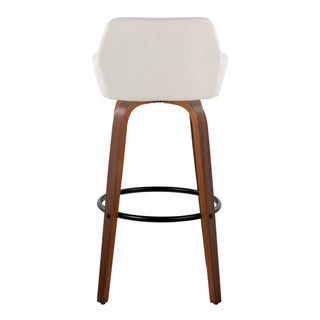 LumiSource and Grandview Gallery - Daniella 30" Fixed-Height Barstool - Set of 2