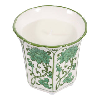 Sagebrook Home - Scented Candle - Lavender Verbena Green Ceramic, 6 Oz