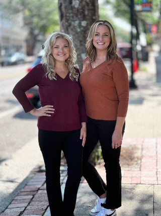 V-Neck Soft Sweater