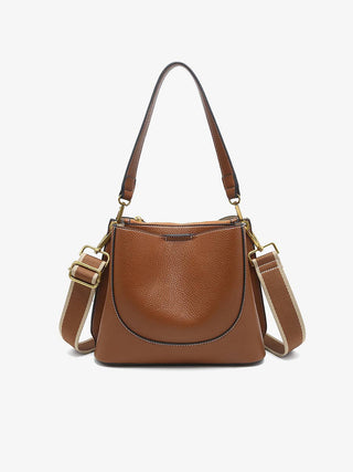 Corinna Bucket Bag – Two-Tone Canvas Guitar Strap | M2765