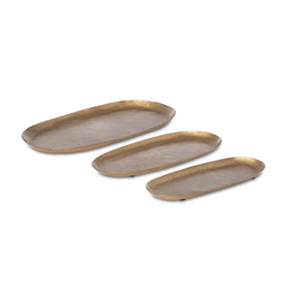 Park Hill Collection - Park Hill Collection Antique Gold Iron Trays