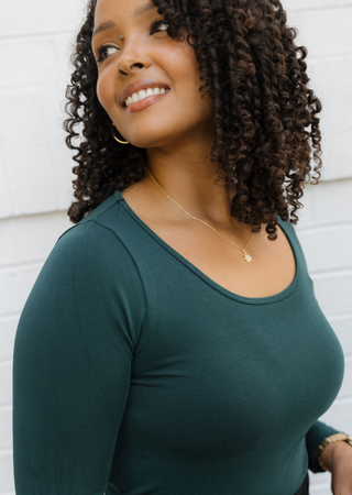 ELIETIAN - Reversible Long Sleeve - Curvy Fit - Spice