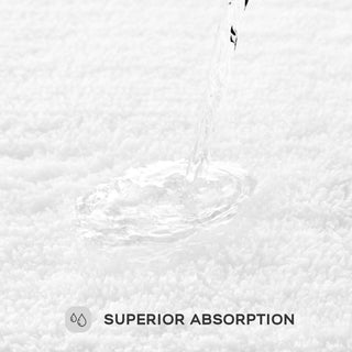 Olliix - Reversible Cotton Bathroom Rugs, Bath Mat Washable Rug White