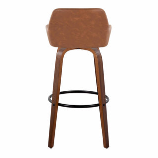 LumiSource and Grandview Gallery - Daniella 30" Fixed-Height Barstool - Set of 2