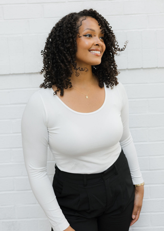 ELIETIAN - Reversible Long Sleeve - Curvy Fit - Spice