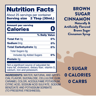 Sugar Free Brown Sugar Cinnamon Syrup