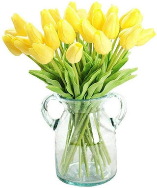 Home Collection - Home Collection 10-Pack Artificial Tulips Real Touch Silk Flowers