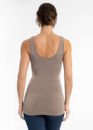 Reversible Tank : Neutral Grey / Long