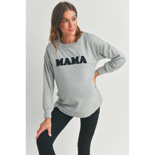 Sweatshirt with Mama Patch