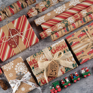 WAGON KRAFT WRAPPING PAPER