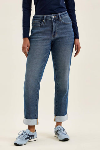 Judy Blue Jeans - MR BILLIE Boyfriend  DK Cozy Indigo