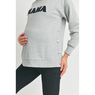 Sweatshirt with Mama Patch