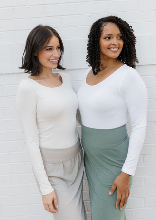 ELIETIAN - Reversible Long Sleeve - Curvy Fit - Spice