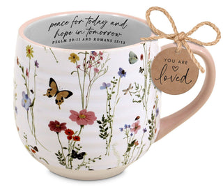 Coffee Mug Blooming Joy Peace For Today