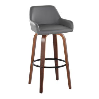 LumiSource and Grandview Gallery - Daniella 30" Fixed-Height Barstool - Set of 2