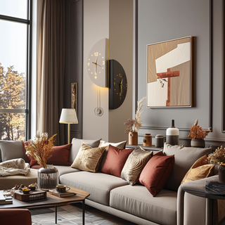 VIVZONE Double-Sided LED Wall Clock - Efficient Elegance