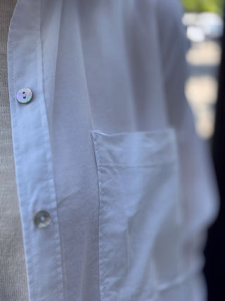 COTTON BLEND LIGHT WEIGHT OVERSIZED CLASSIC SHIRT