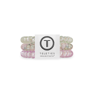 Spiral Hair Coil Hair Ties, Small – Opal Glow TELETIES
