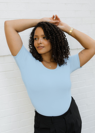 ELIETIAN - Short Sleeve Top - Curvy Fit