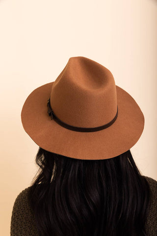 Pinched Front Western Style Hat: Black