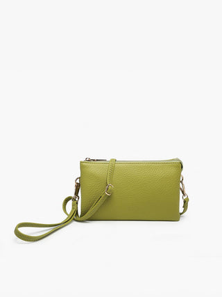 Jen & Co. - Riley Monogrammable 3 Compartment Crossbody/Wristlet | M013