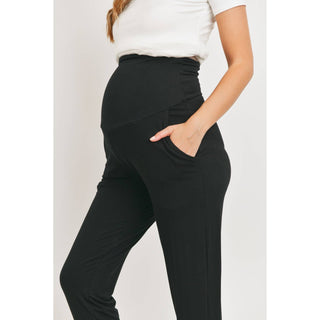 Foldover Jogger Pants with Pockets