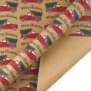 WAGON KRAFT WRAPPING PAPER