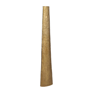 Sagebrook Home - Metal Ribbed Textured Finish Floor Vase - Gold, 58 in.
