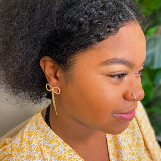 Shine Bow Earrings for Any Occasion