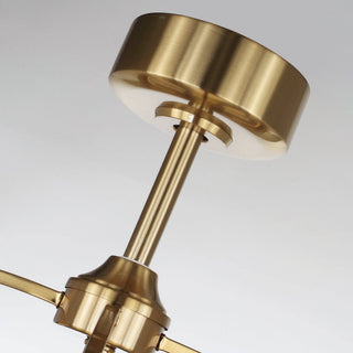 Brio Lighting - Ceiling Fan Modern LED BreezeLite 27" Copper Mount Caged