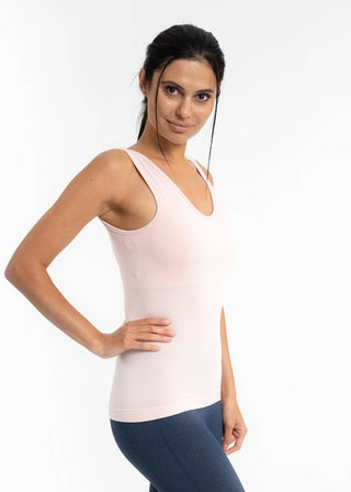 Built-In-Bra Tank: Toffee