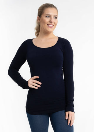 Reversible Long Sleeve: Navy