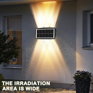 OutdoorSolarOutlet - Solar Wall Lights Outdoor Waterproof Led Up and Down Wall Lights,Solar Outdoor Lights Wall Sconce Exterior Lighting
