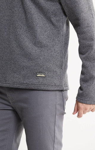 JACHS NY - Stretch Sweater Fleece Quarter Zip Pullover