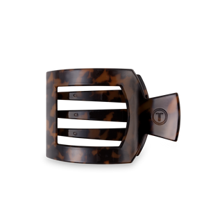 Flat Square Hair Clip, Medium – Tortoise TELETIES