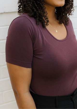 ELIETIAN - Short Sleeve Top - Curvy Fit