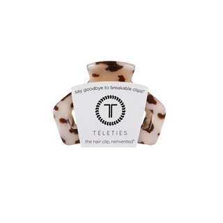 TELETIES - Open Blonde Tortoise | Petite | Hair Clip