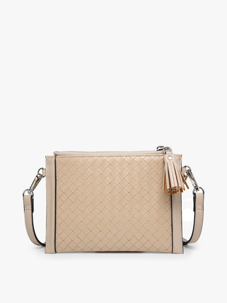 Mirabel Woven Double Zip Crossbody/Wallet | WL2083
