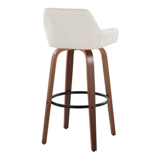 LumiSource and Grandview Gallery - Daniella 30" Fixed-Height Barstool - Set of 2