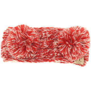 KIDS Multi-tone Double Pom Head Wrap