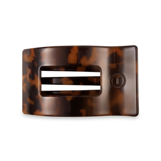 Flat Rectangle Hair Clip, Medium – Tortoise TELETIES